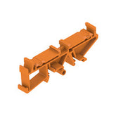 Weidmuller Electronic housing, orange, clip-in foot, 17.55mm